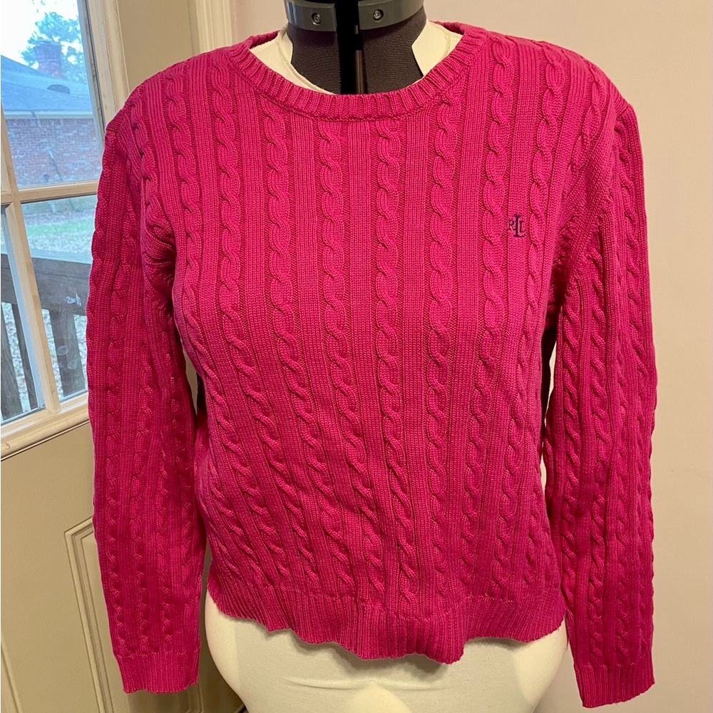 Pink Ralph Lauren sweater